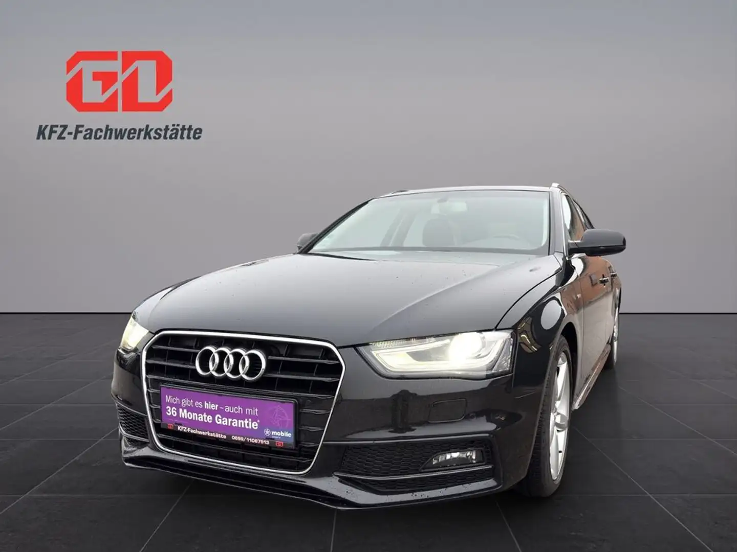 Audi A4 S-line,NAVI , LED ,Tempomat ,!!AKTION!! Schwarz - 1