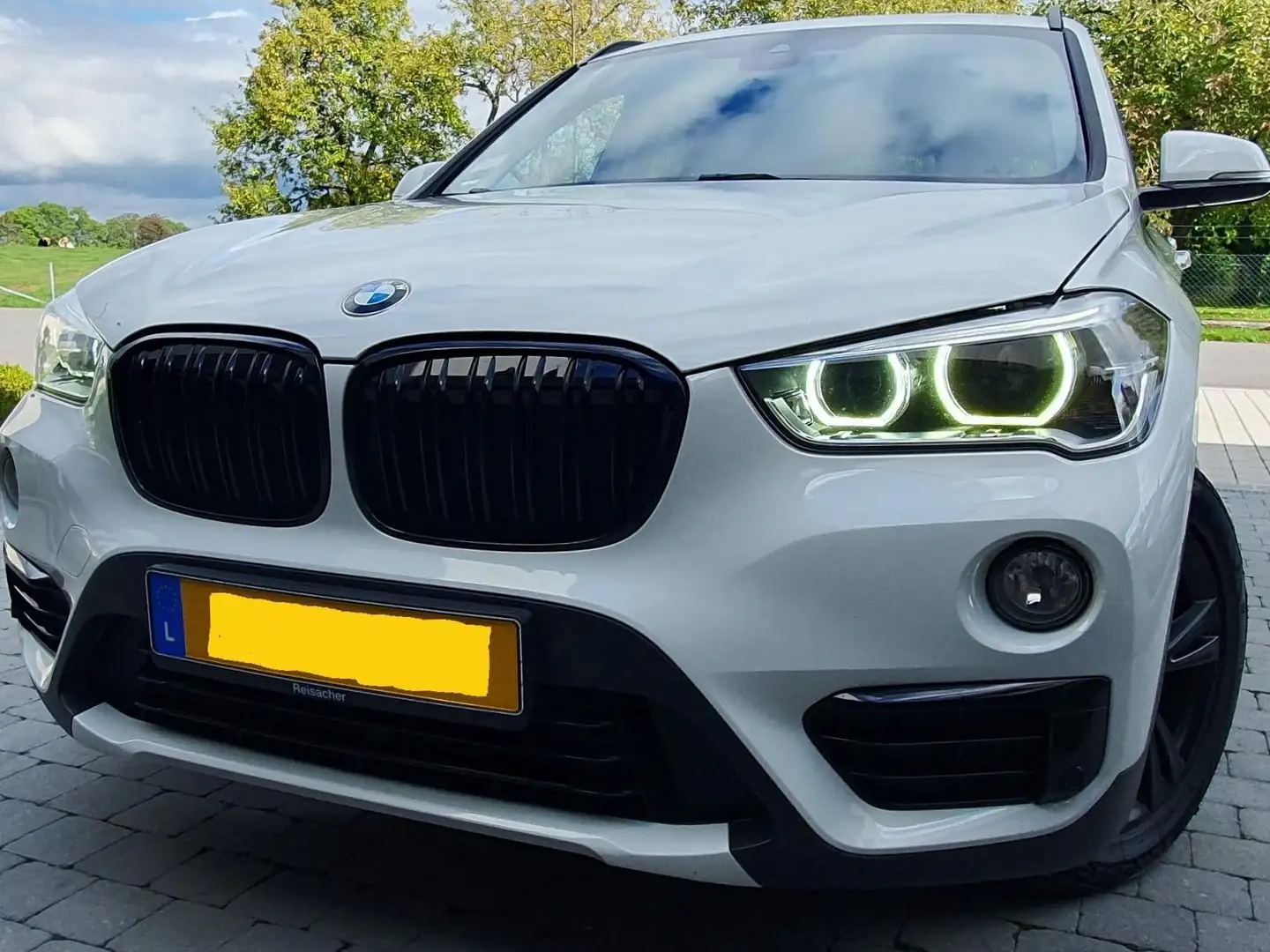 BMW X1 X1 xDrive18d Aut. Sport Line Blanc - 1