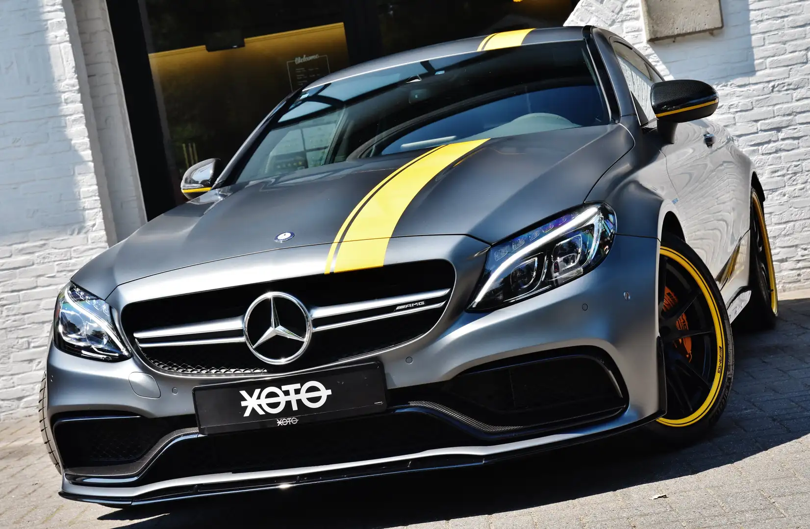 Mercedes-Benz C 63 AMG S EDITION 1 *** TOP CONDITION  / FULL HISTORY *** Grijs - 1