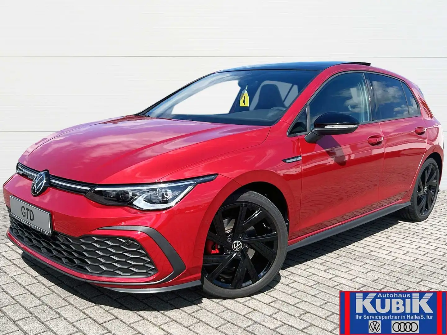 Volkswagen Golf GTD VIII Black Style 2.0 TDI DSG+IQ.Light+DCC+Standhei Rot - 2