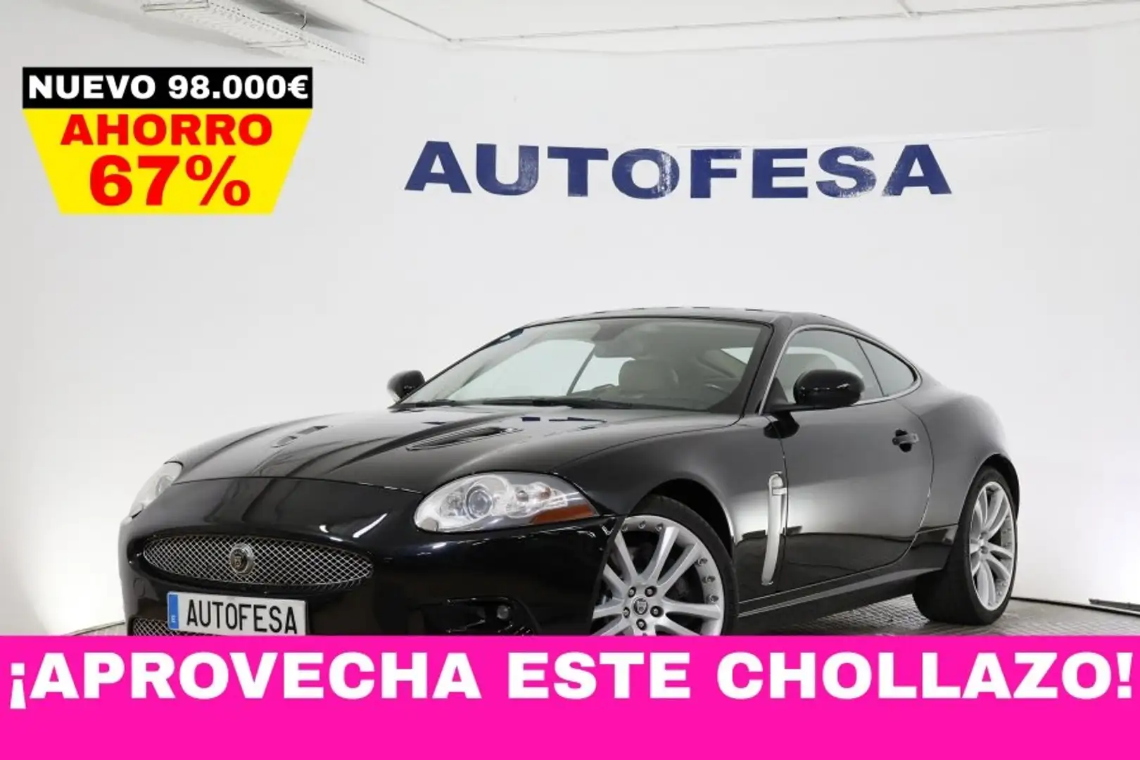 Jaguar XKR R R COUPE 4.2 V8 416cv Auto 3P # CUERO,NAVY,PARKTR Negro - 1