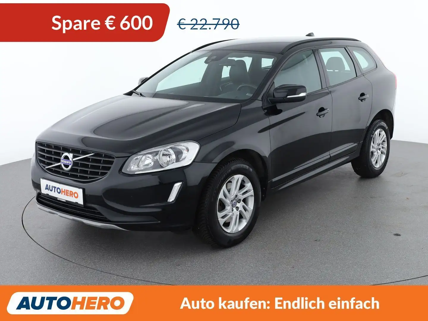 Volvo XC60 2.0 D4 Kinetic 2WD Schwarz - 1