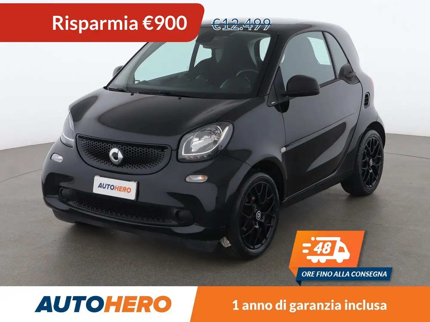 smart forTwo 1.0 Passion 70 CV twinamic Siyah - 1