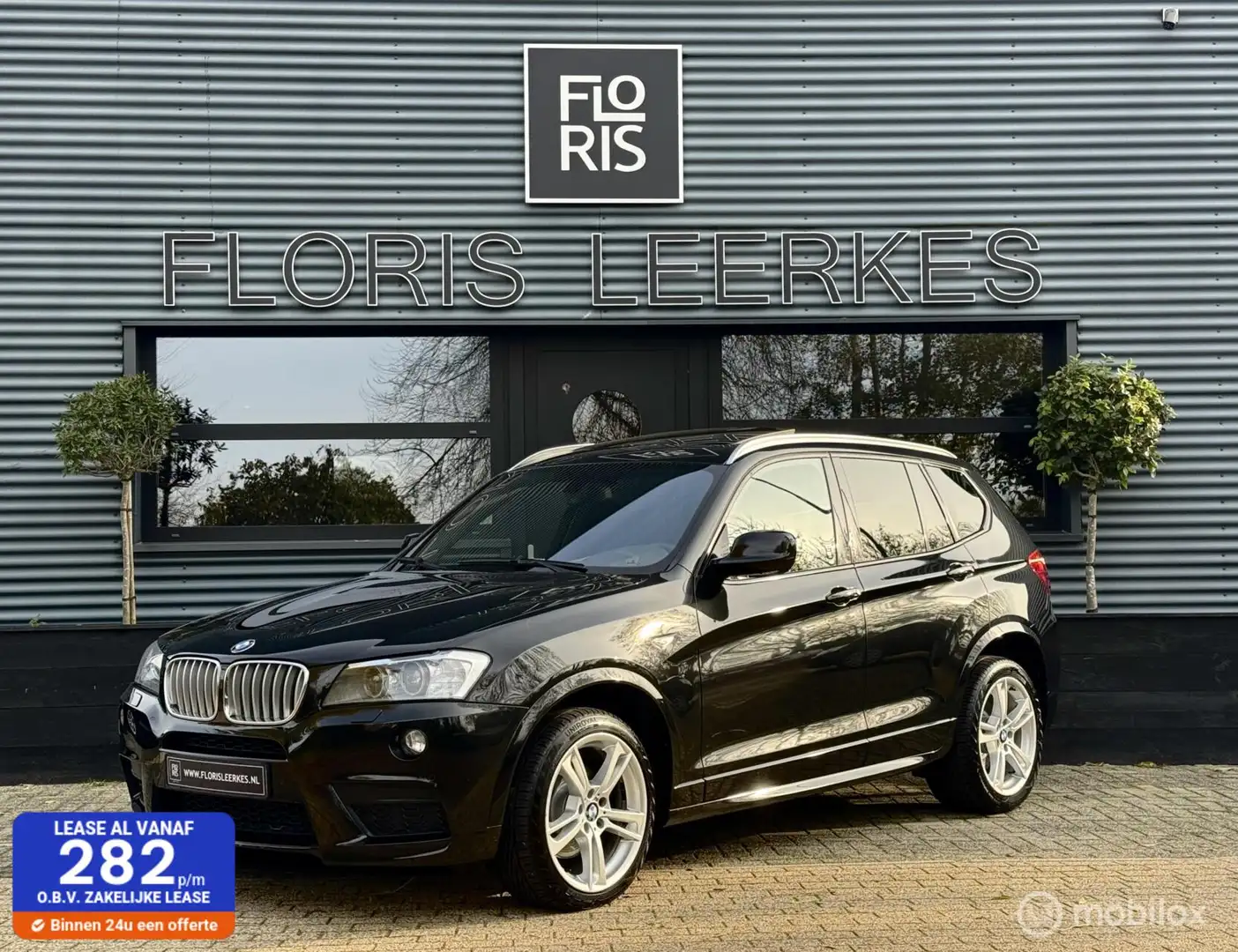 BMW X3 xDrive35i| M Sport | Pano | Zwart Leer | Head Up | Zwart - 1