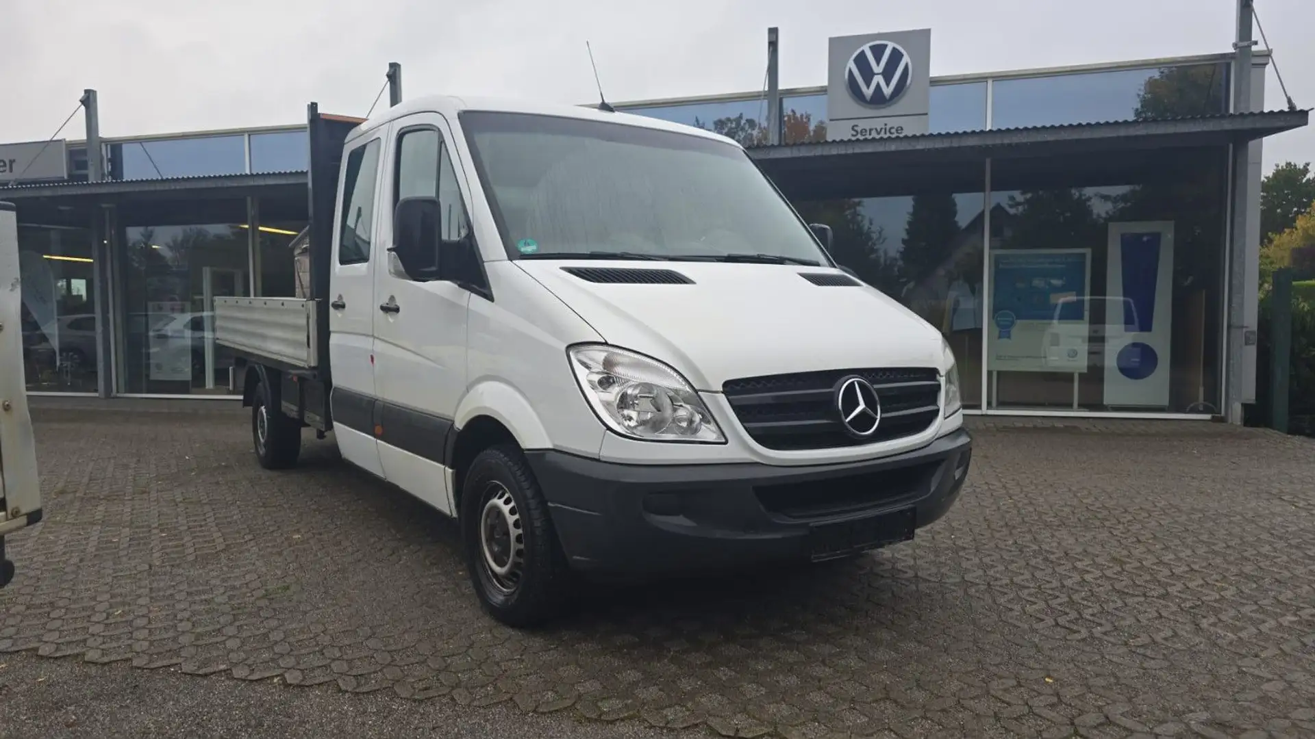 Mercedes-Benz Sprinter II 313 CDI Pritsche/DoKa Freisp AHK Weiß - 1