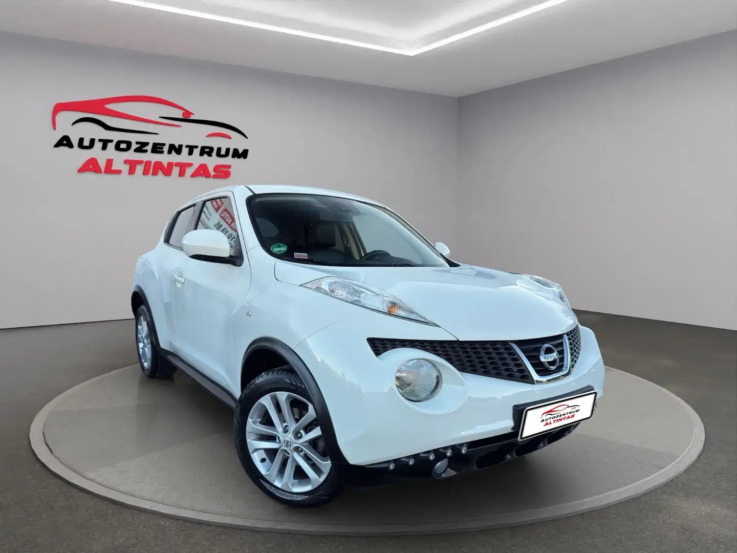 Nissan Juke 1.6 CVT*AUTOM.*NAVI*RFK*LEDER*SHZ*TEMPOMAT* Weiß - 2