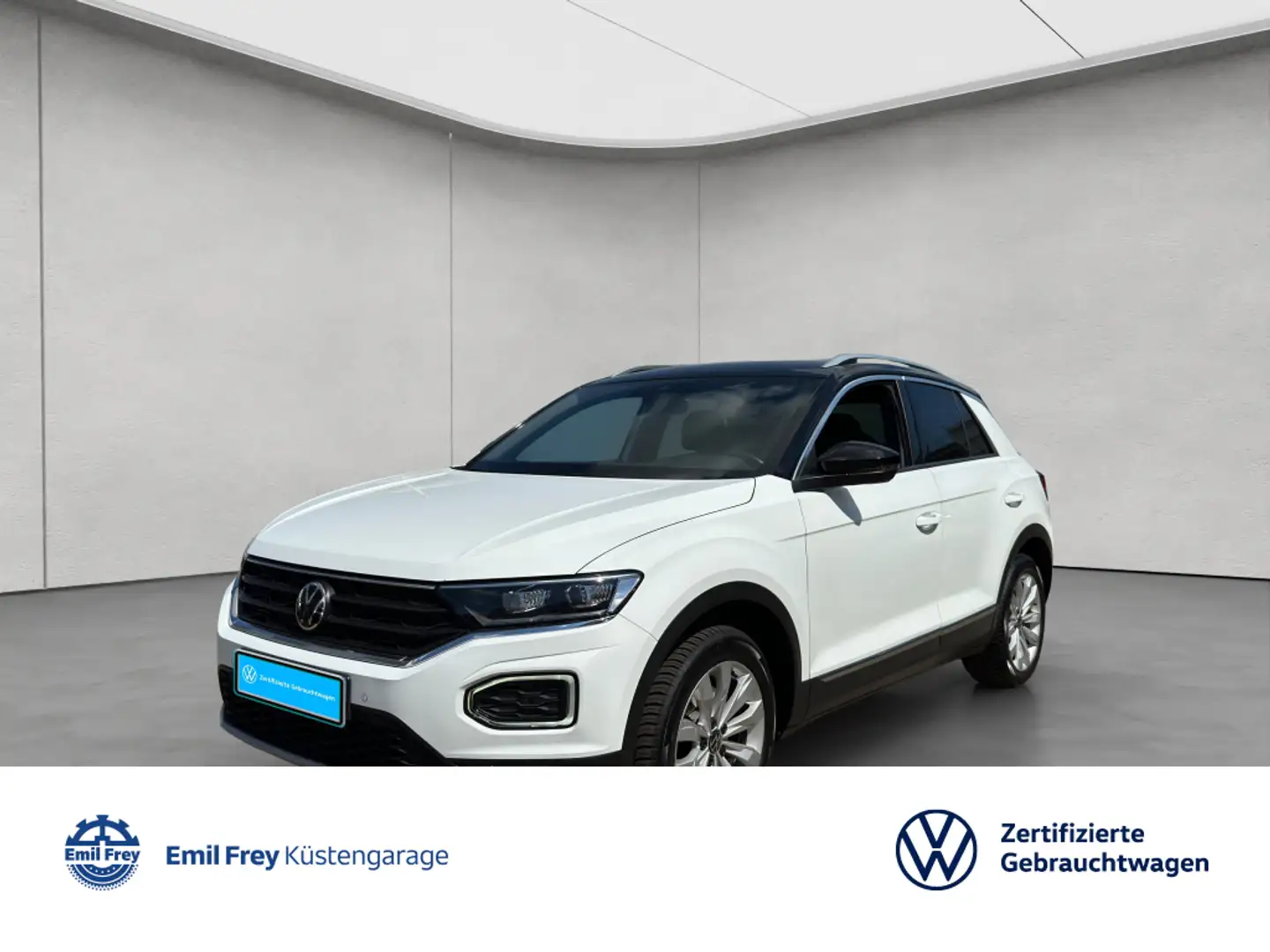 Volkswagen T-Roc 2.0 TDI SCR 4MOTION DSG Sport Kamera LED N Weiß - 1