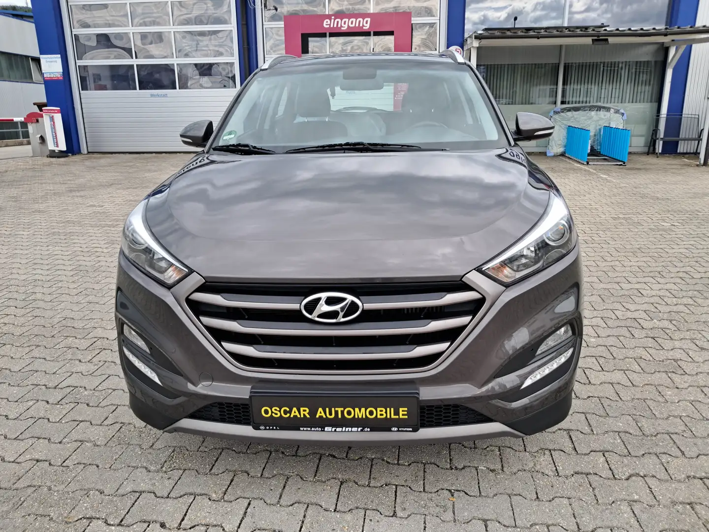 Hyundai TUCSON Trend 4WD-ALLRAD-ERSTE HAND-KAMERA Grigio - 1
