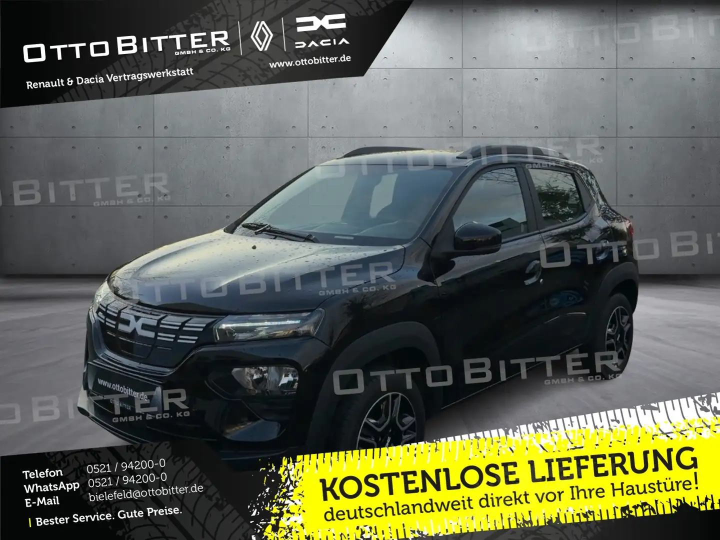 Dacia Spring Essential KLIMA/KAMERA/NAVI Schwarz - 1