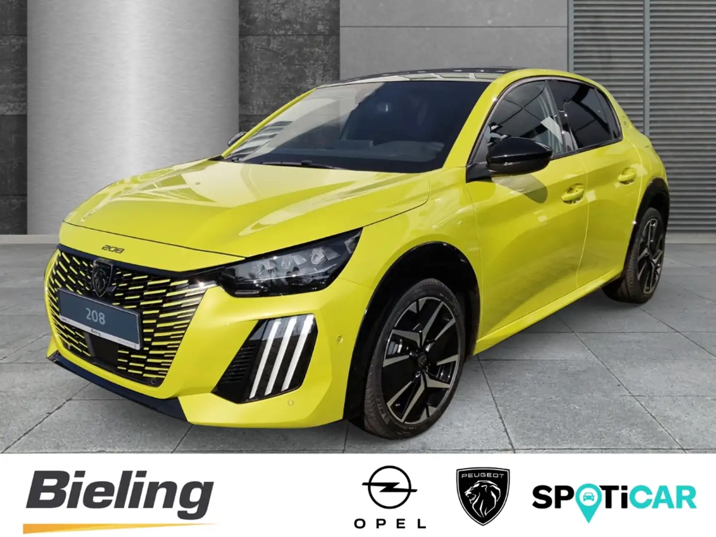 Peugeot 208 GT HYBRID Vollausstattung Gelb - 1