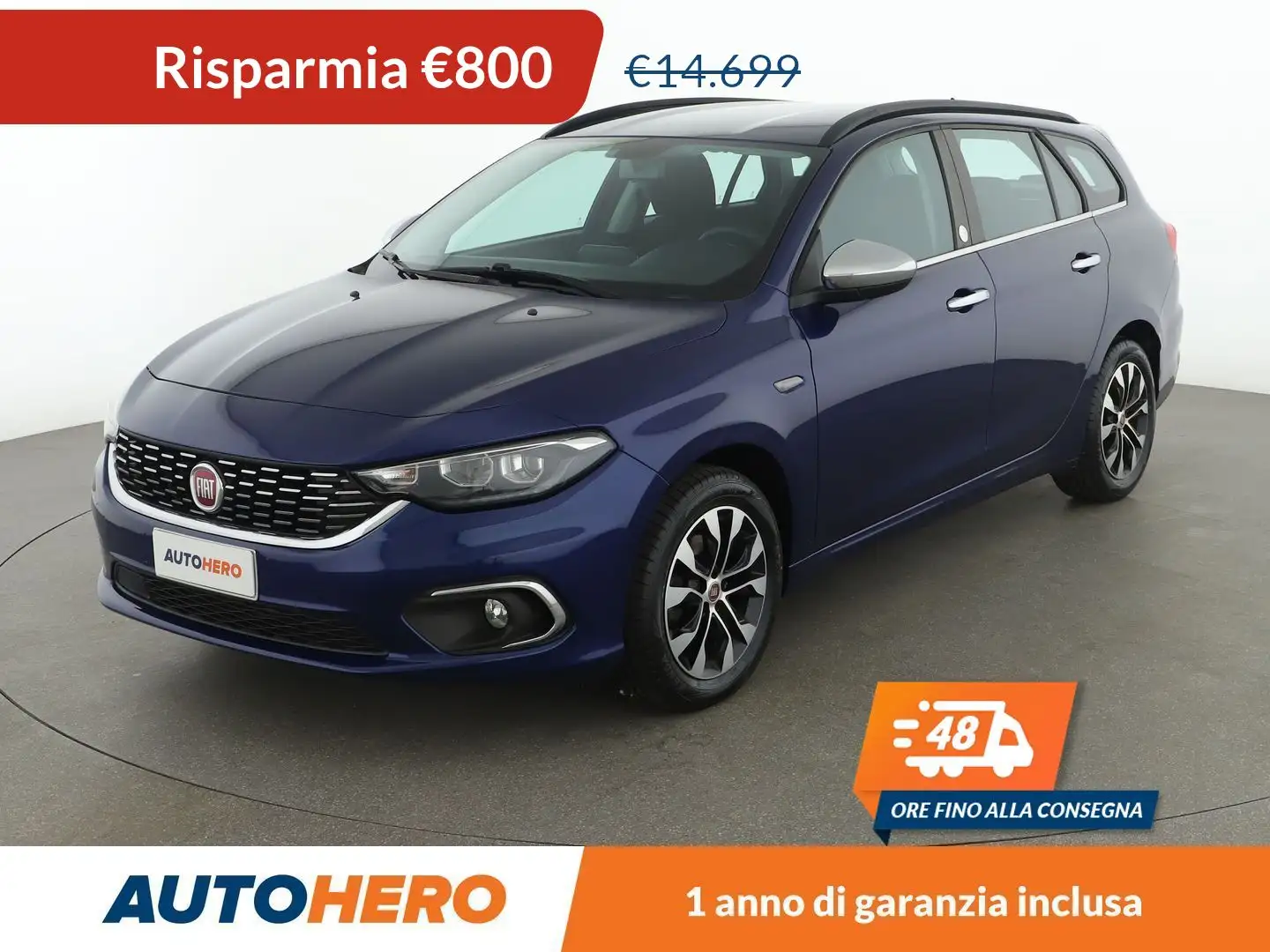Fiat Tipo 1.6 JTDM Mirror SW DCT Blu/Azzurro - 1