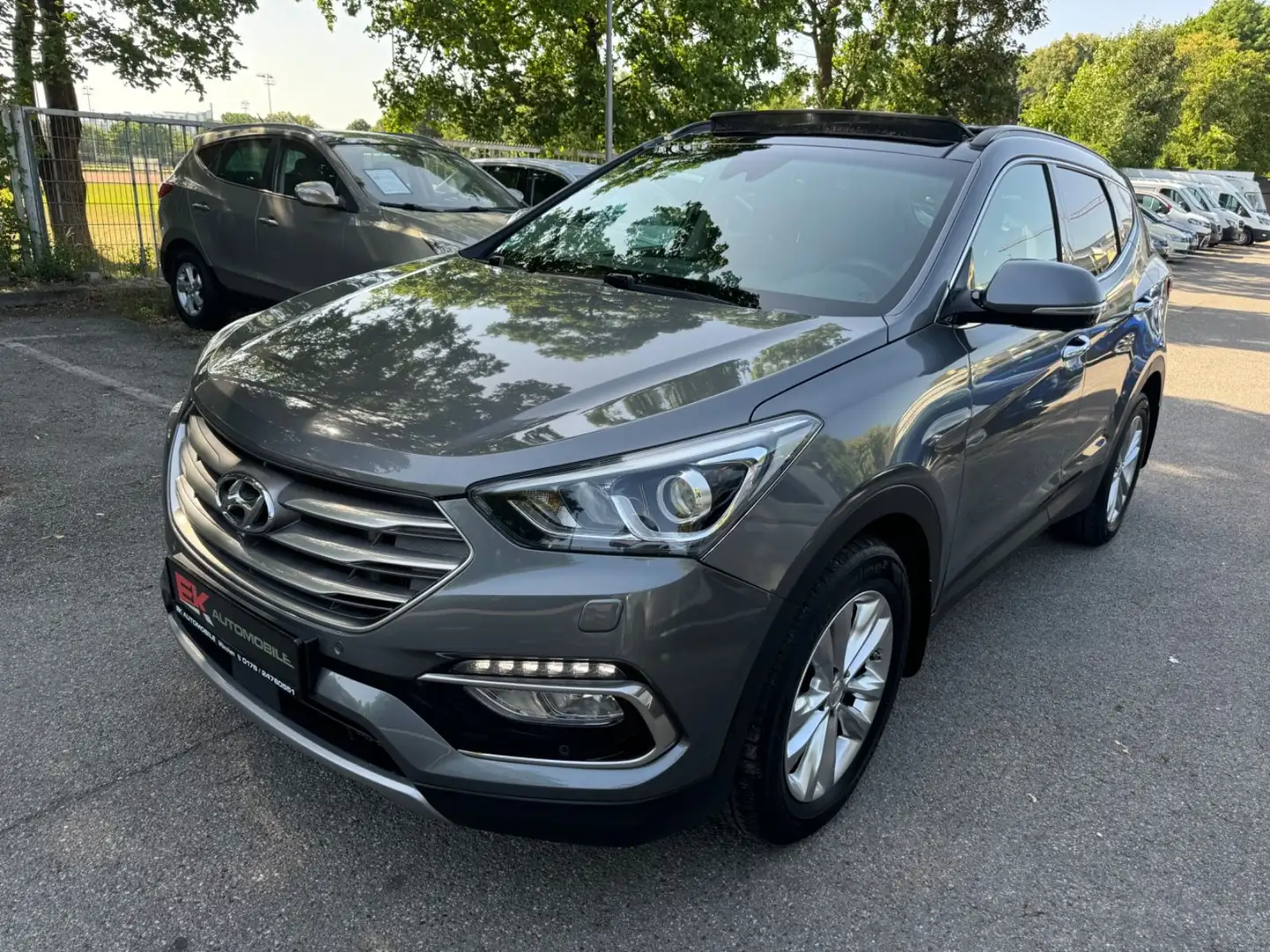Hyundai SANTA FE Premium 4WD Aut Navi Kamera Ponorama Gris - 1