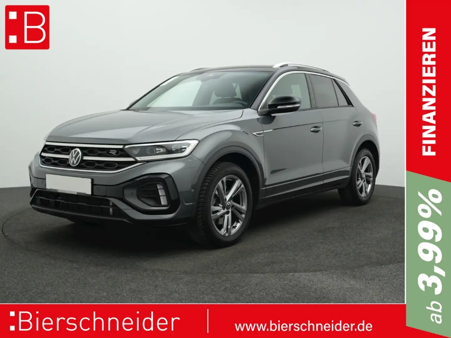 Volkswagen T-Roc 2.0 TDI DSG R-Line AHK KAMERA NAVI ACC LED Grau - 1