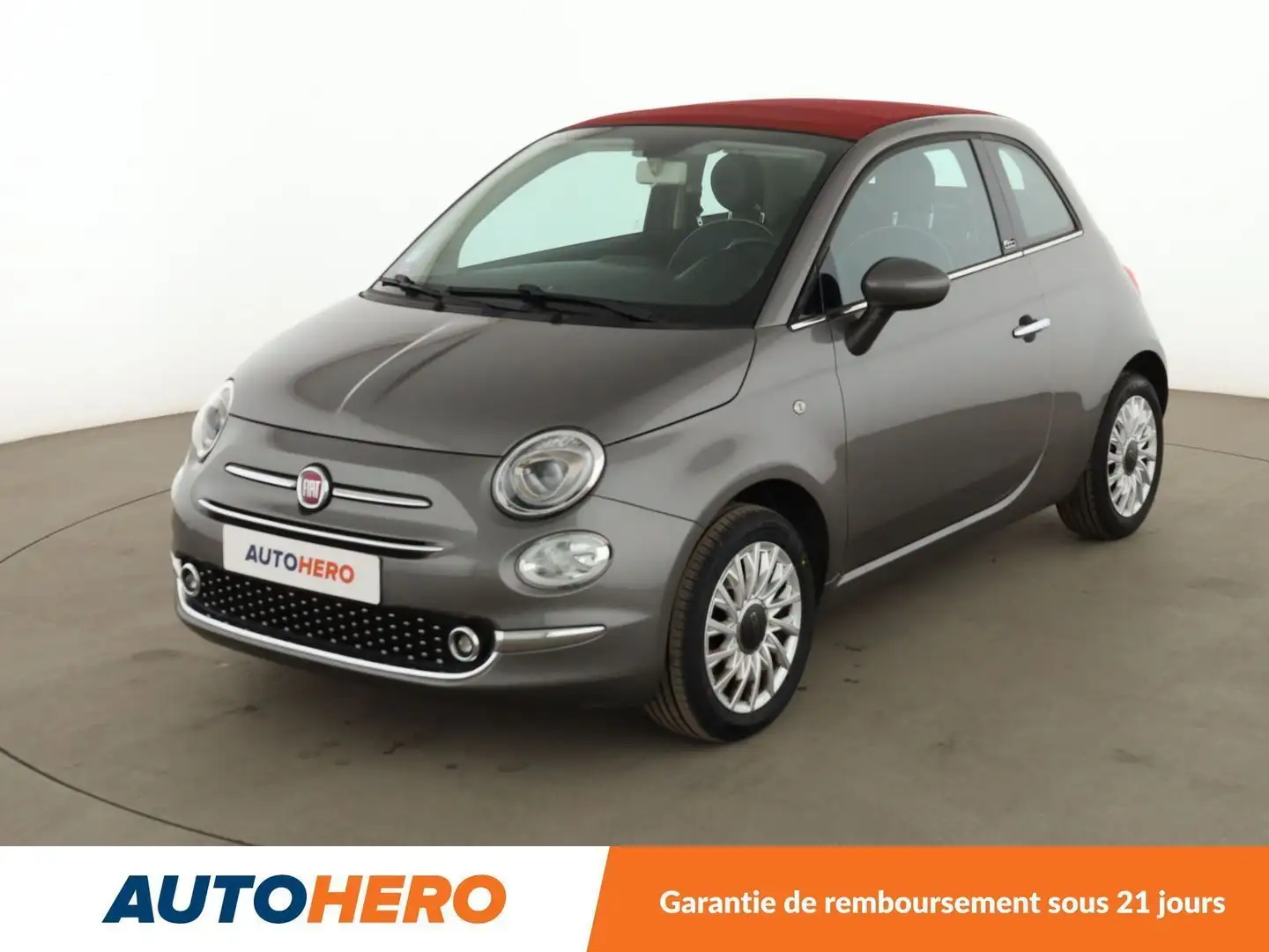 Fiat 500C C 1.2 Lounge Gris - 1