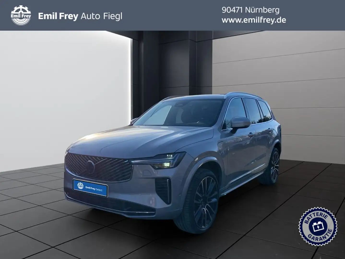 Volvo XC90 XC90 T8 AWD Plug-in Hybrid Ultra Bright 228 kW, 5- Silber - 1