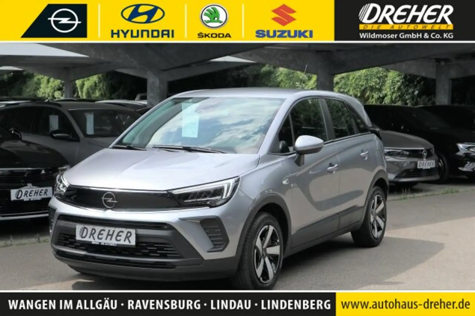Opel Crossland Crossland 1.2 Edition Klima/DAB/Tempomat/LED BC Сірий - 1