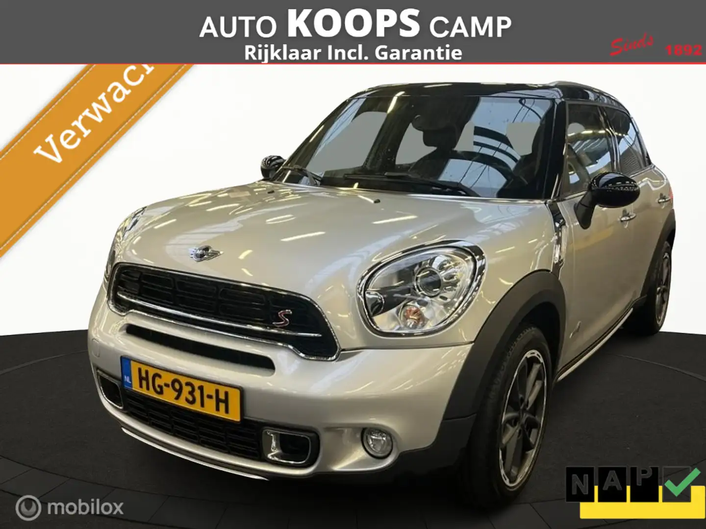 MINI Cooper S Countryman 1.6 ALL4 Pepper Automaat 140Kw/191Pk | Pano-dak | Grijs - 1