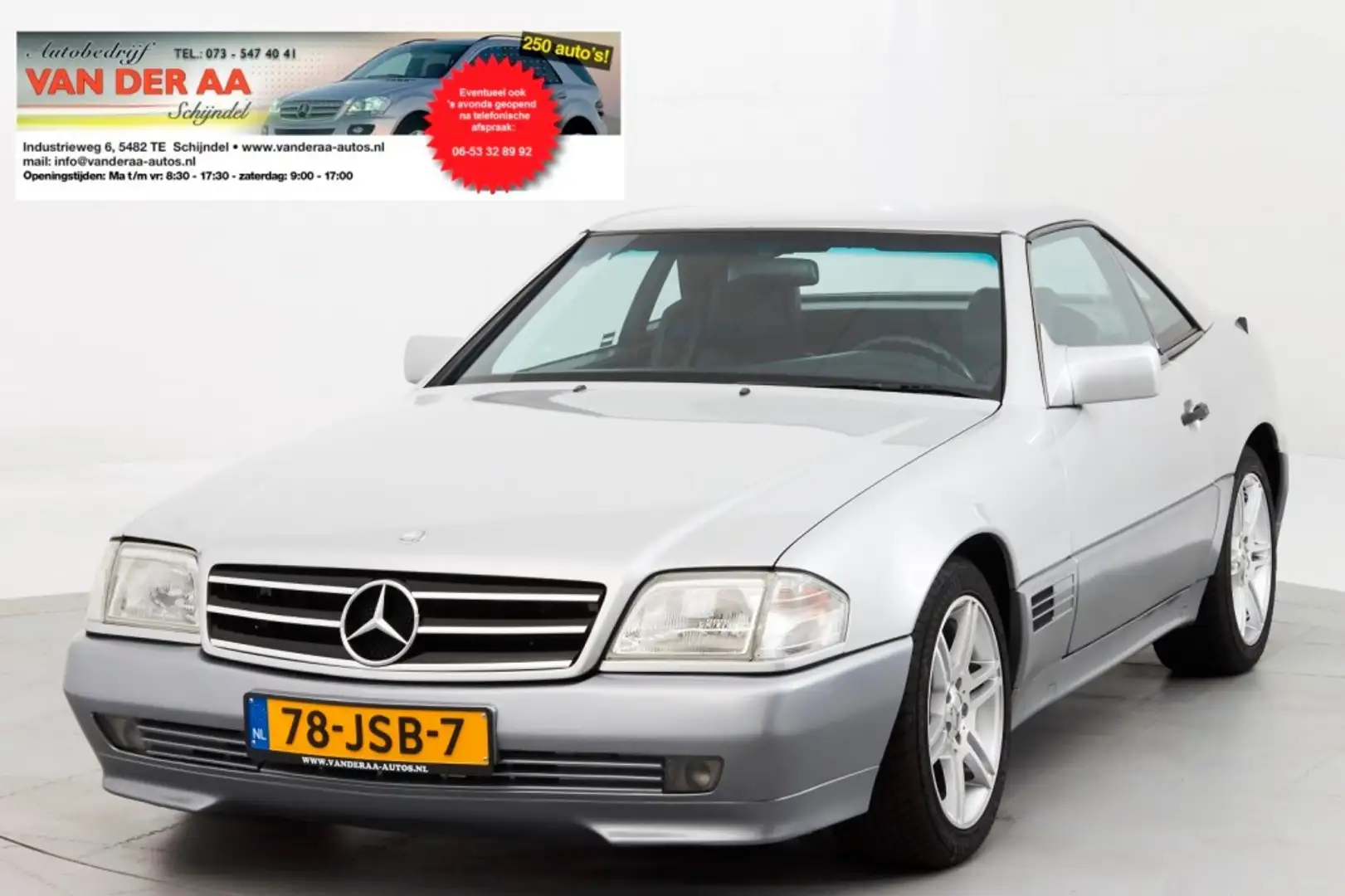 Mercedes-Benz SL 300 300SL Cabriolet Automaat W129 Youngtimer!! Grijs - 2