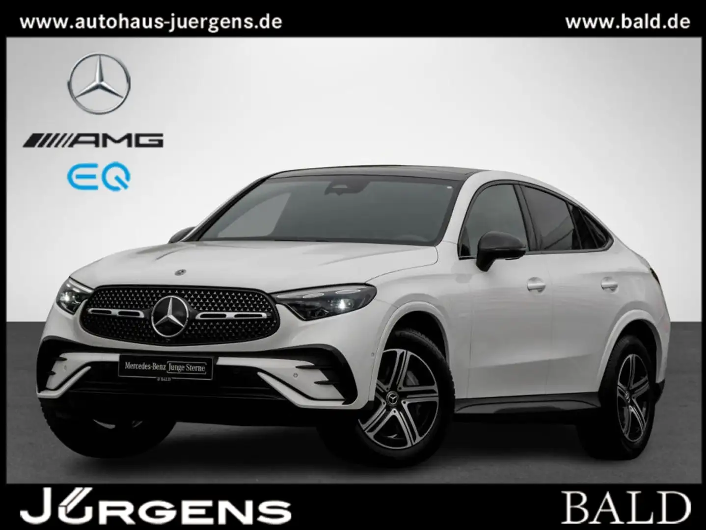 Mercedes-Benz GLC 300 4M Coupé AMG-Sport/Pano/Burm/Sitzklima Blanc - 1