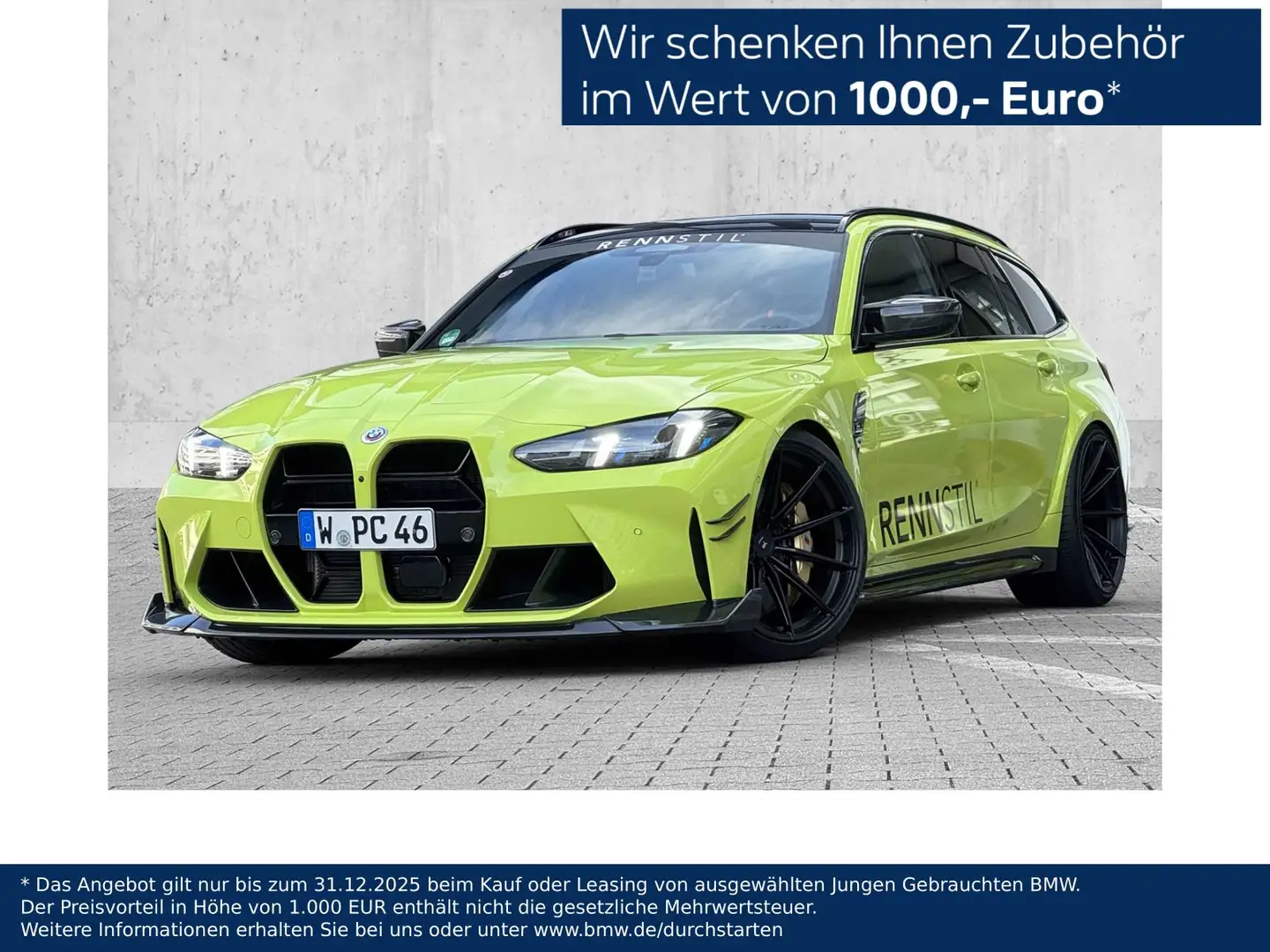 BMW M3 Competition Touring DA PROF. PA+ RACE TRACK Grün - 1