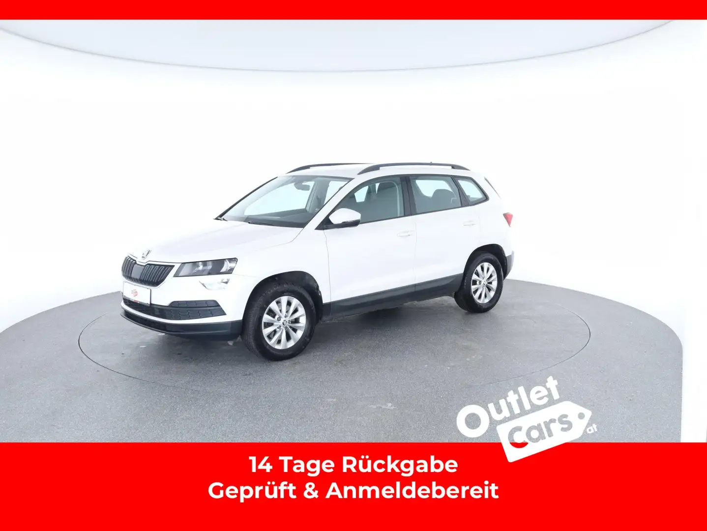 Skoda Karoq 1.5 TSI 4x4 NAVI+PDC+SHZ+KlimaA+Tempomat Weiß - 1