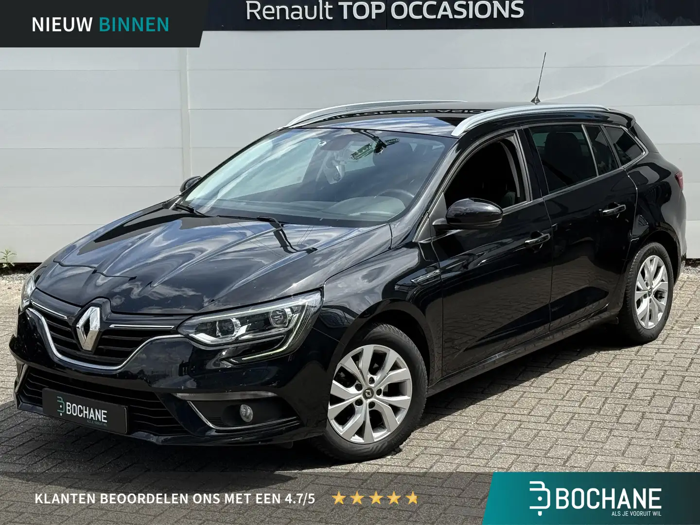 Renault Megane Estate 1.3 TCe Limited (Trekhaak 1700KG!!) Parkeer Zwart - 1