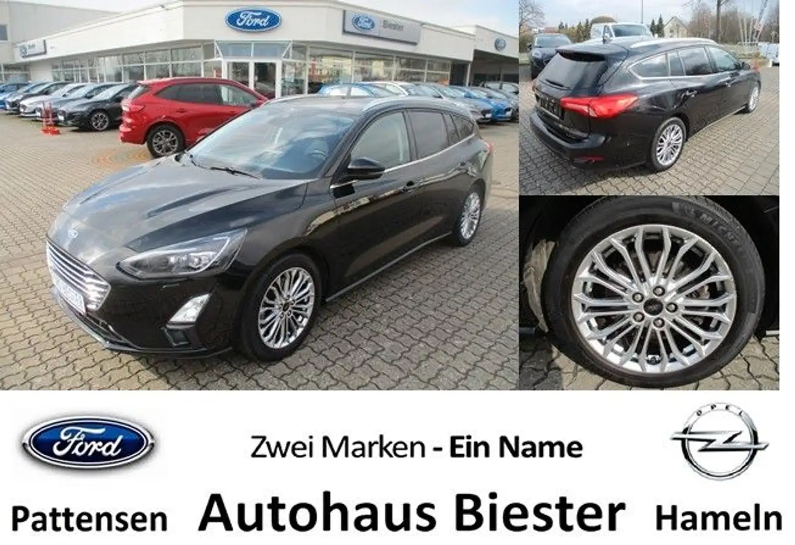 Ford Focus Turnier Titanium LED + PDC & Assist. +NAVI Noir - 1
