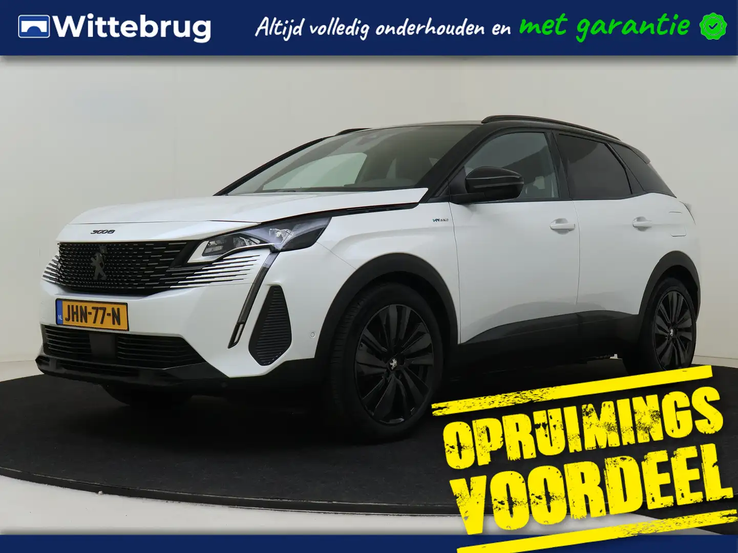 Peugeot 3008 1.6 HYbrid 225 GT Pack Black Wit - 1