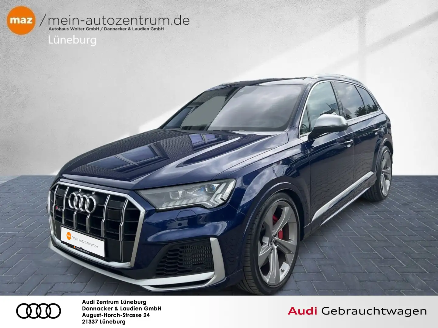 Audi SQ7 4.0 TDI quattro Alu HDMatrix-LED 7-Sitzer AHK Blu/Azzurro - 1