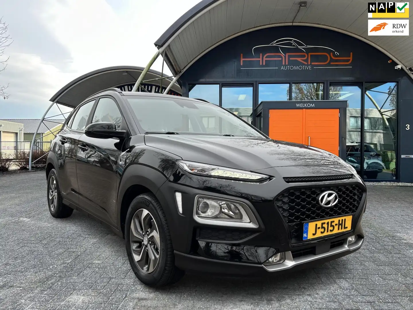 Hyundai KONA 1.6 GDI HEV Comfort Trekhaak 100% Dealer Onderhoud Schwarz - 1