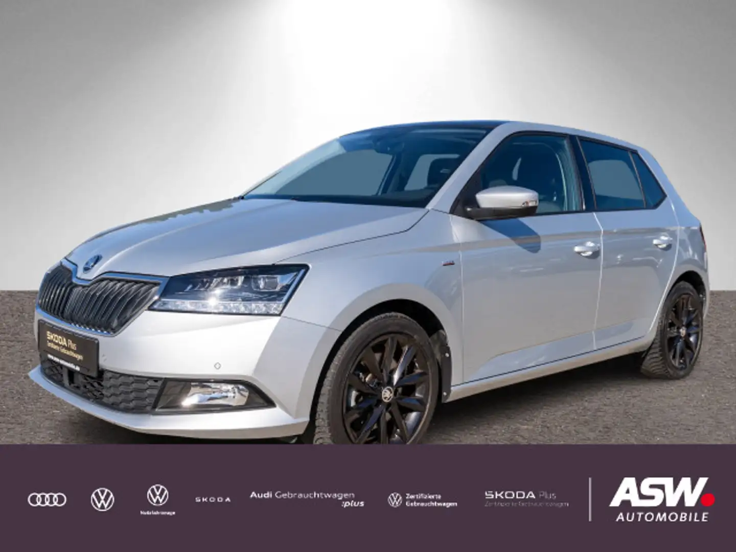 Skoda Fabia Clever "Best of" 1.0 TSI DSG Navi PANO AHK Silber - 1