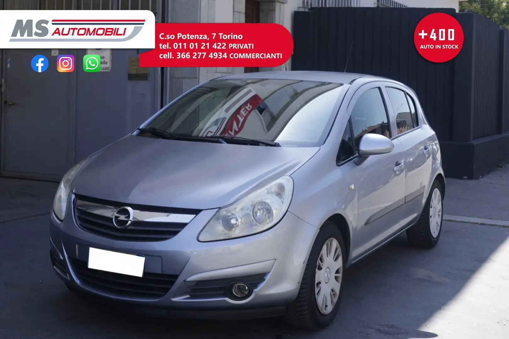 Opel Corsa Opel Corsa 1.2 5 porte Cosmo Unicoproprietario Сірий - 1