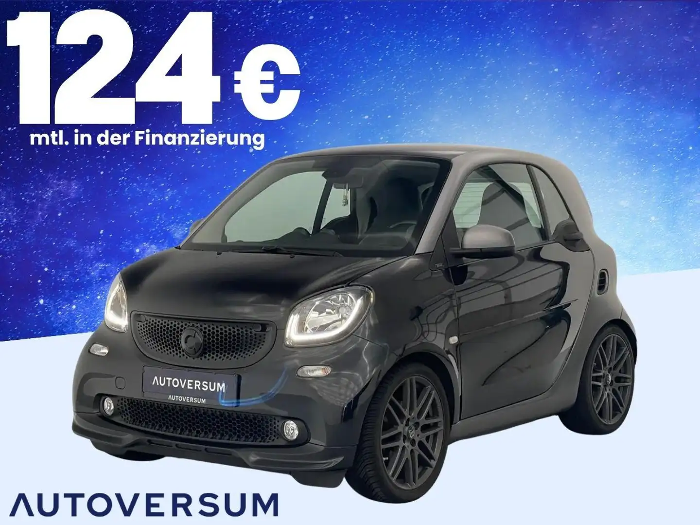 smart forTwo BRABUS LED*PANO*KAM*TEMP*SHZ*MFL*LEDER Grau - 1