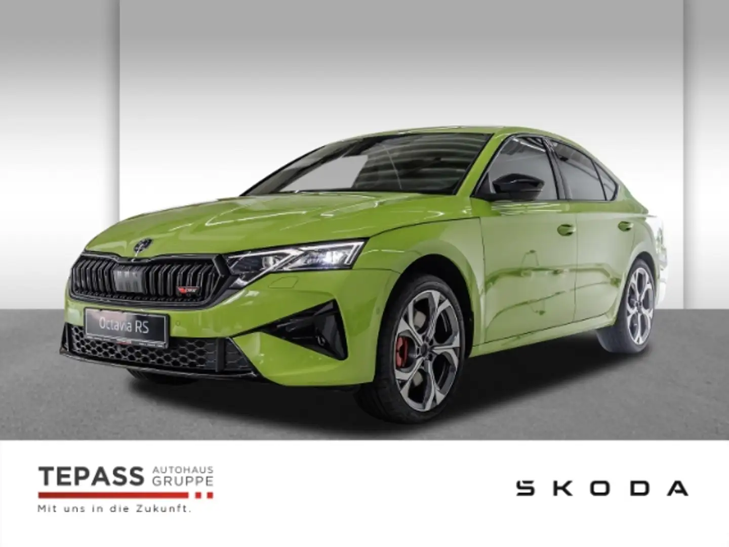 Skoda Octavia 2.0l TSI RS MARTIX NAVI ACC KESSY Grün - 1