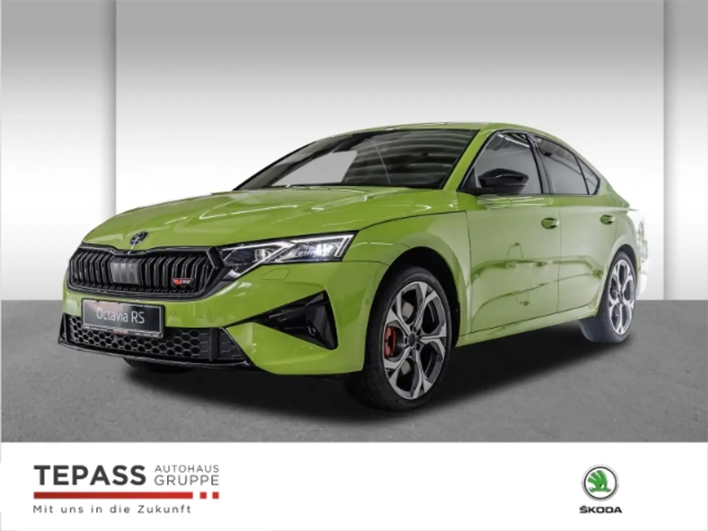 Skoda Octavia 2.0l TSI RS MARTIX NAVI ACC KESSY Groen - 1