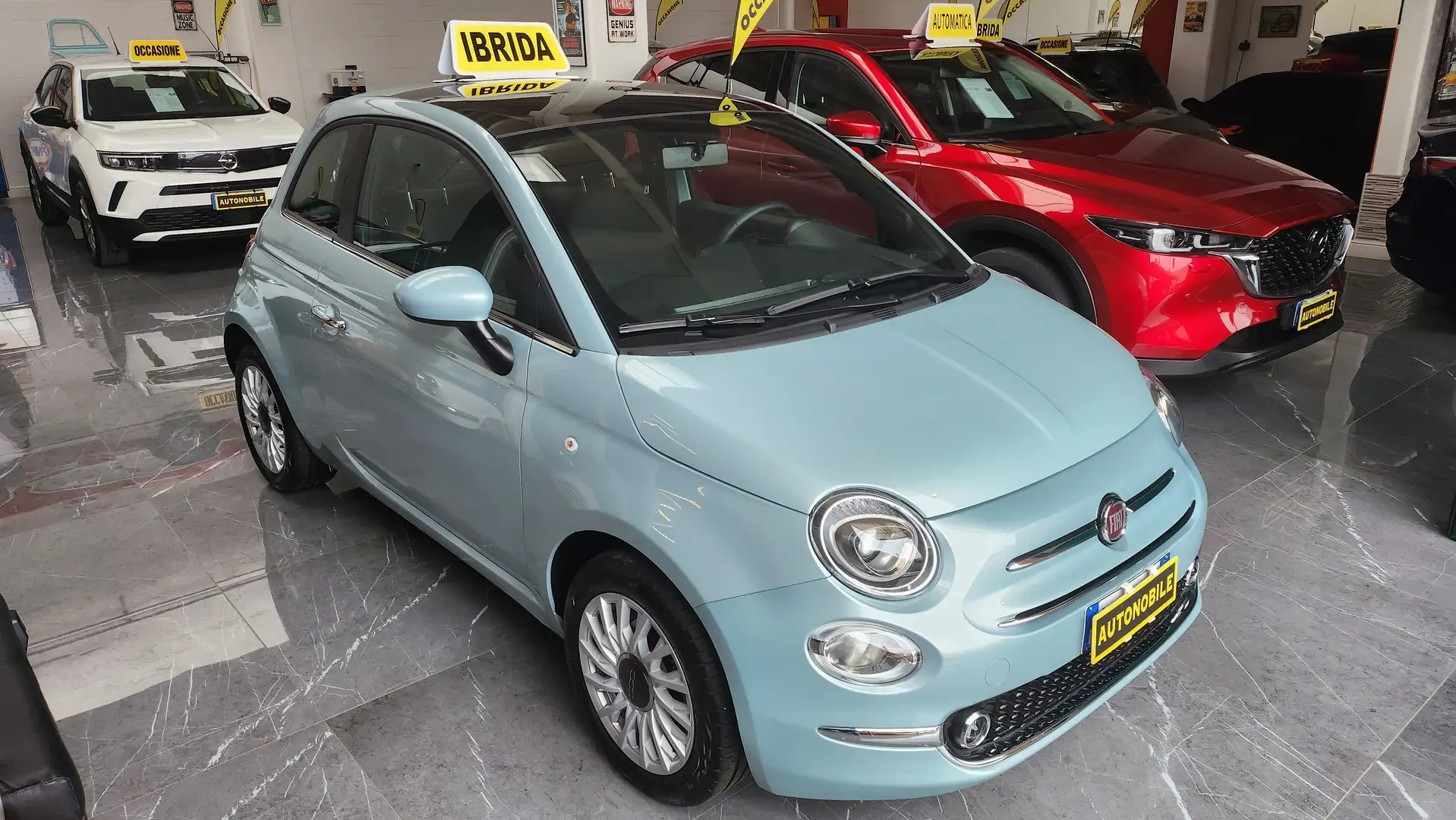 Fiat 500 500 1.0 hybrid Dolcevita 70cv PREZZOVERO Grün - 2