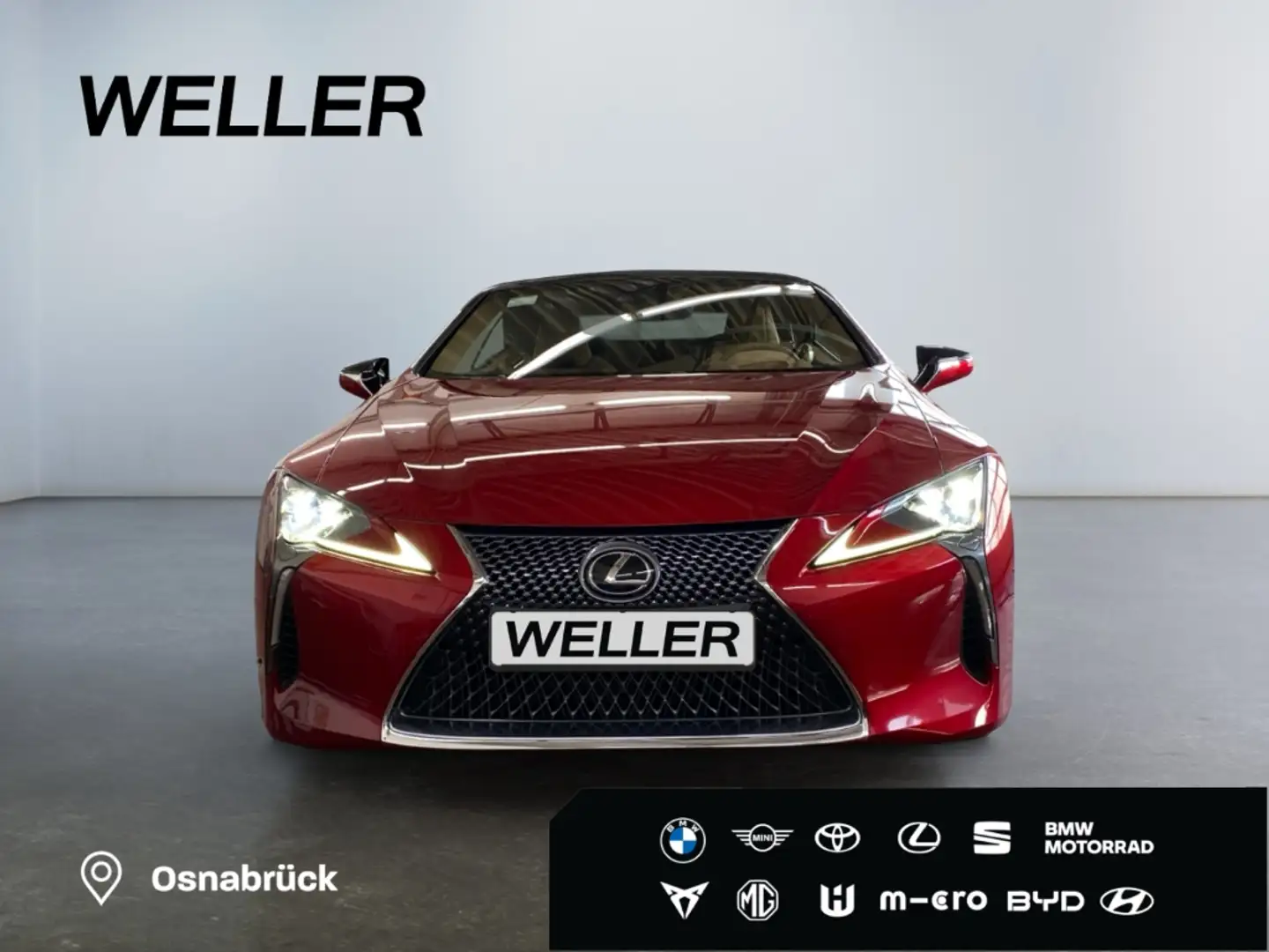 Lexus LC 500 Cabriolet *LED*M Levinson*HUD*Leder*Memory* Rot - 2