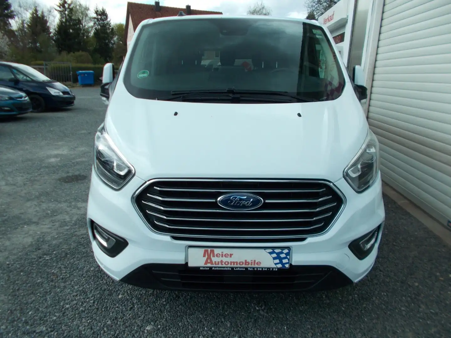 Ford Transit Tourneo Custom L2 Titanium 8-Sitzer,AHK,Leder Weiß - 2