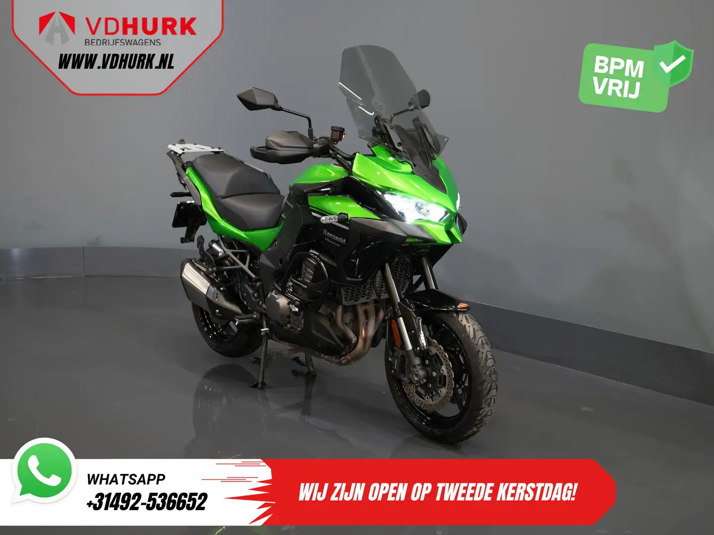 Kawasaki Versys 1000 Tourer BTW motor (ex BTW €9.990,-) Cruise/ ABS/ Ko Groen - 1