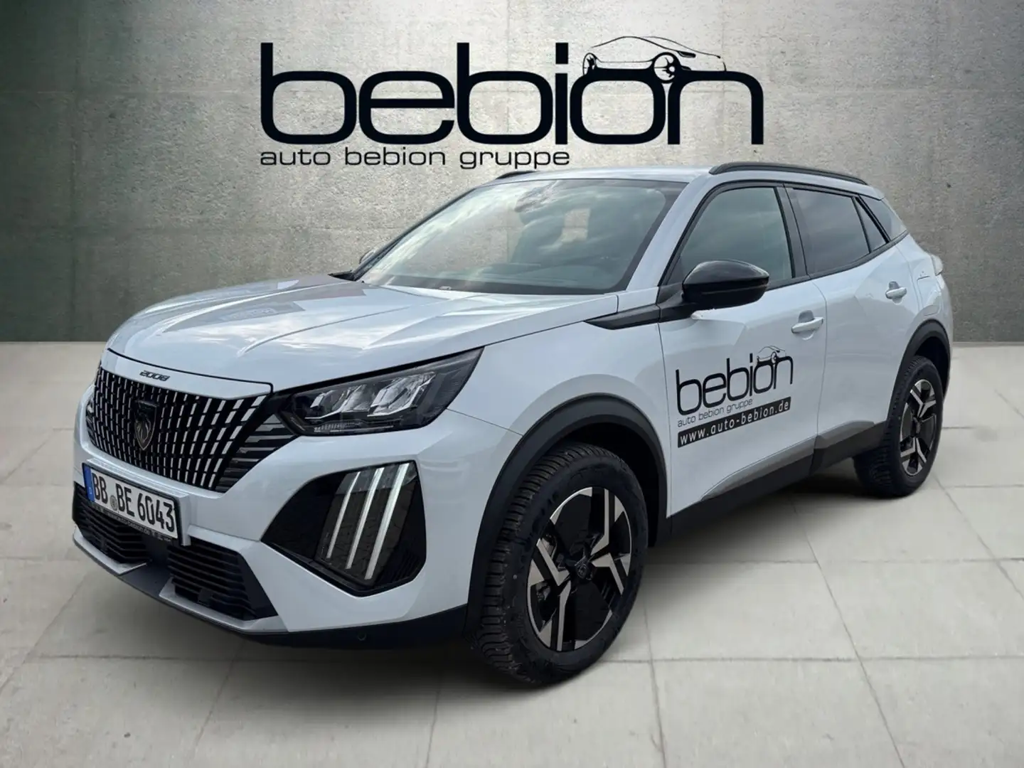 Peugeot 2008 1.2 145 Allure 1re PDC LED KlimaA SpurH Weiß - 2