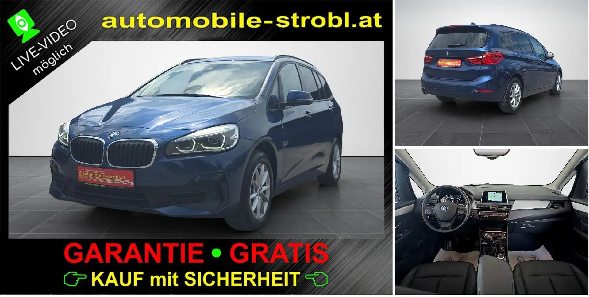 BMW 216 Gran Tourer 216d Adv. 7-Sitze GARANTIE Albastru - 1