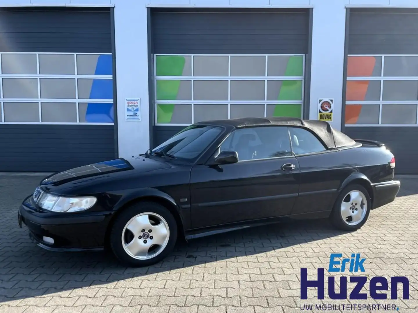 Saab 9-3 2.0t S / trekhaak / Cabrio/ NW APK Negro - 1