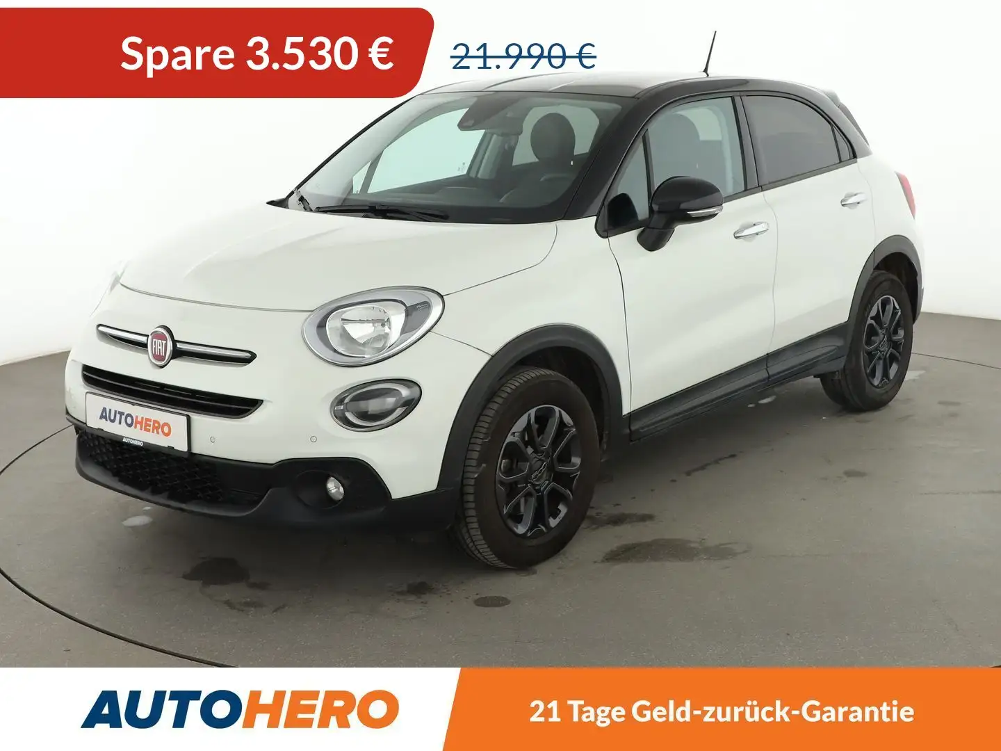 Fiat 500X 1.3 Turbo Google Aut.*NAVI*TEMPO*CAM*SHZ*ALU* Blanco - 1