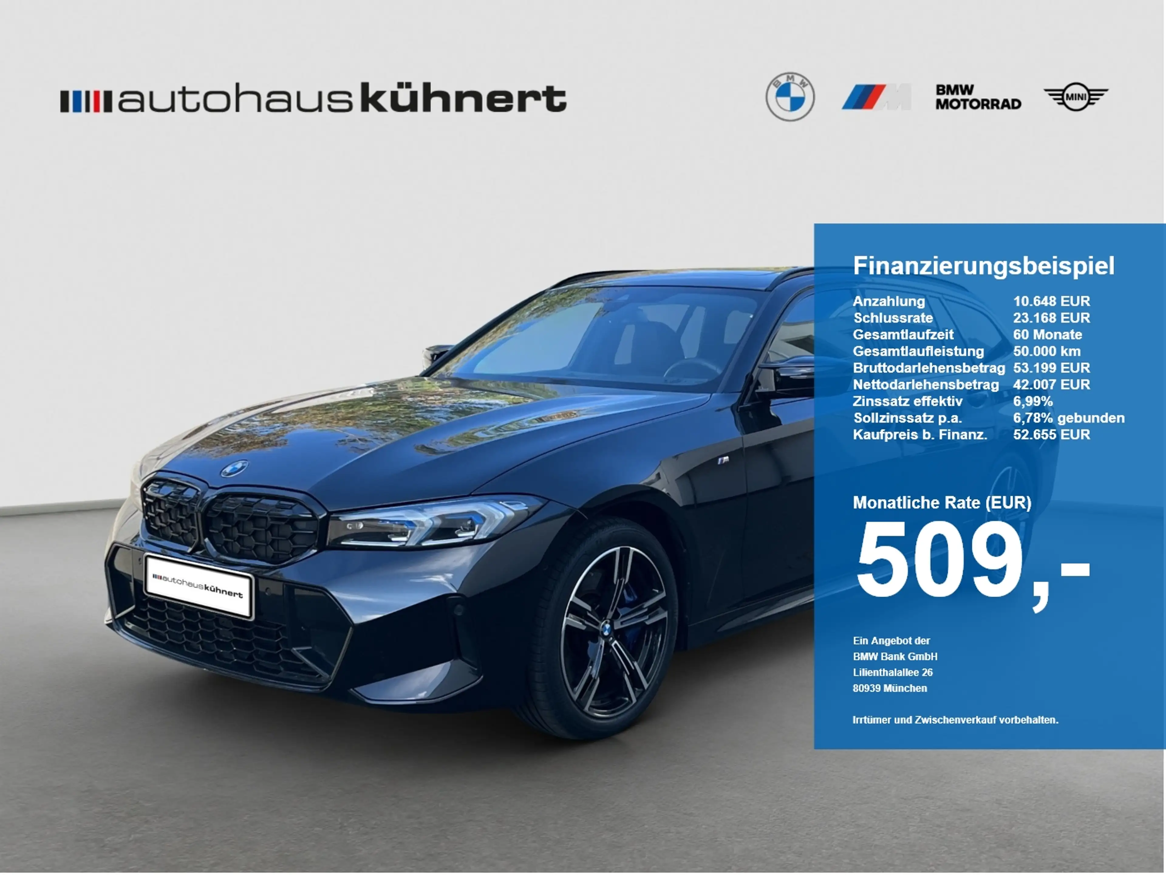 BMW M3 xDrive Touring PanoSD HiFi H-K ParkAss.