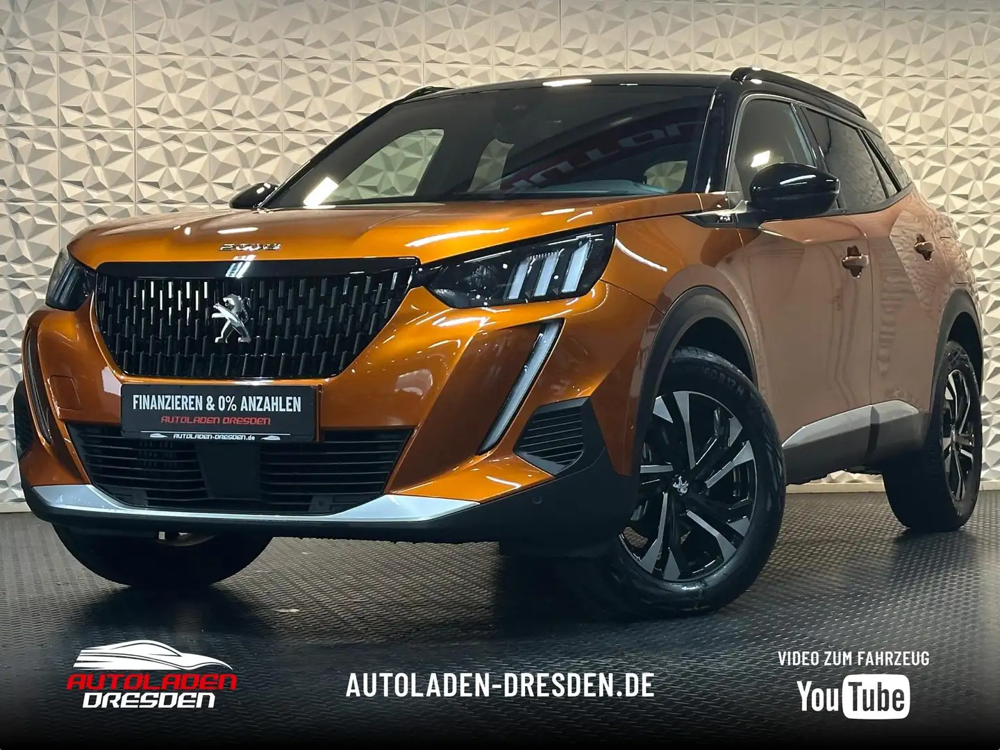 Peugeot 2008 1.2 PureTech GT LED#SHZ#NAVI#KLIMA#TEMP#DAB Оранжевый - 1