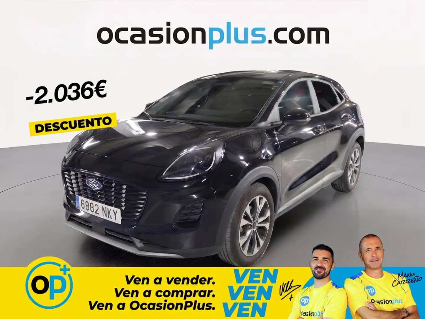 Ford Puma 1.0 EcoBoost MHEV Titanium Aut. 125 Negro - 1