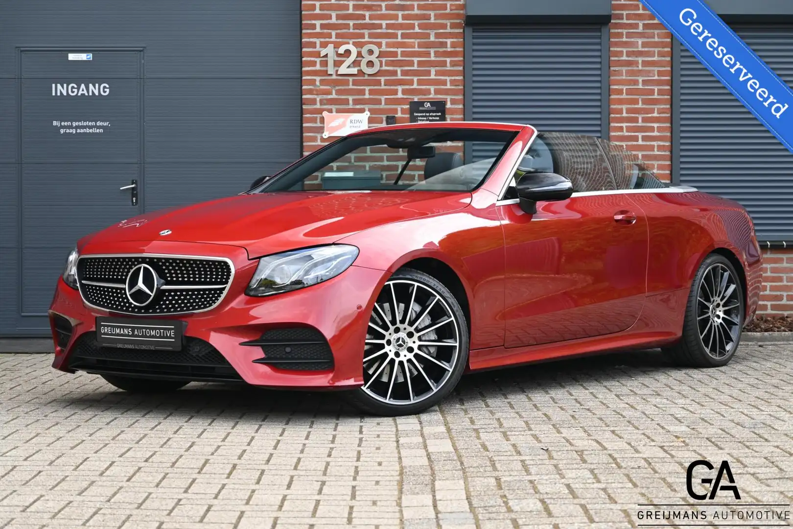 Mercedes-Benz E 350 Cabrio |AMG|BURMESTER|STOEL+NEK VERWARMING| Rouge - 1