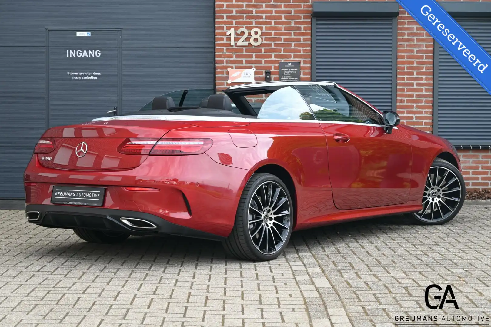 Mercedes-Benz E 350 Cabrio |AMG|BURMESTER|STOEL+NEK VERWARMING| Rouge - 2