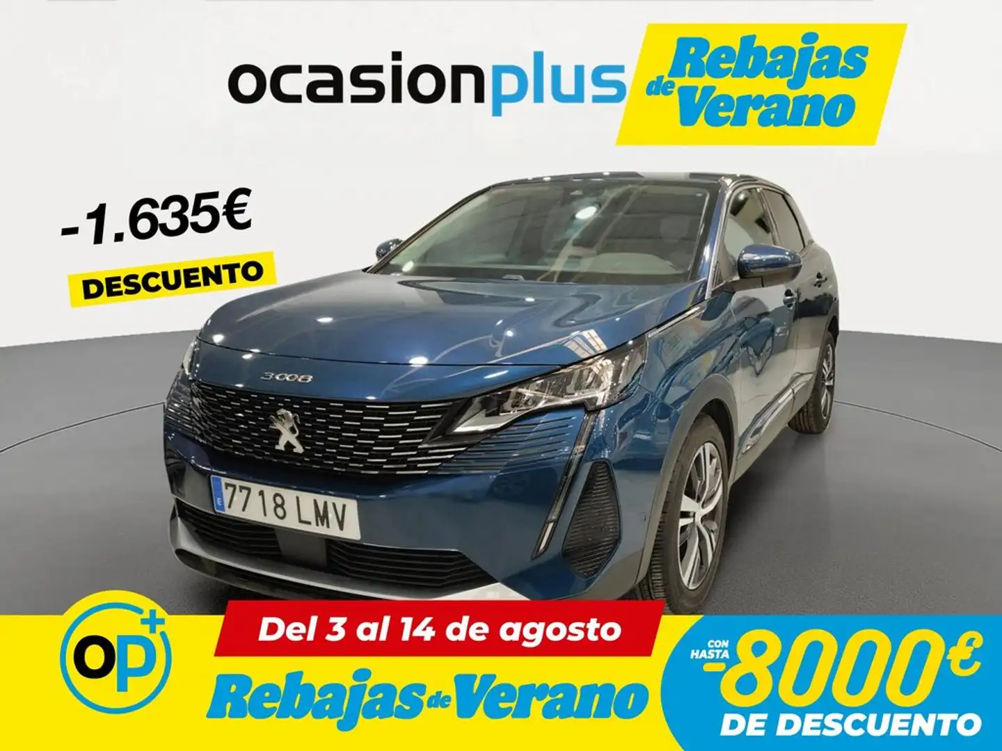 Peugeot 3008 1.2 S&S PureTech Allure 130 Azul - 1