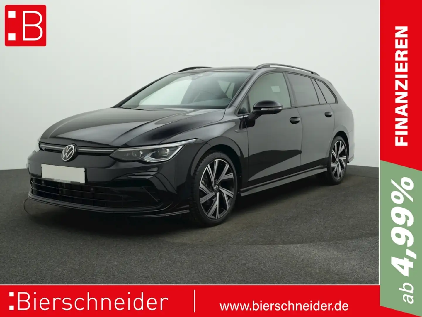 Volkswagen Golf Variant 8 1.5 eTSI DSG R-Line BLACK-STYLE NAVI LED ALU 18 Schwarz - 1